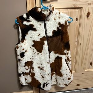 Southern Fried Chics Boutique Cowprint Vest